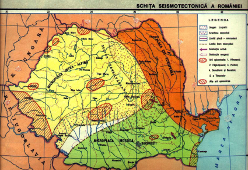 Schita Seismotectonica a Romaniei